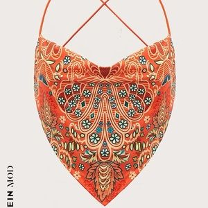 Shein bandana halter top